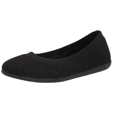 Imagem de Skechers Sapatilha de balé feminina Cleo Sport-What a Move, Preto/preto, 7