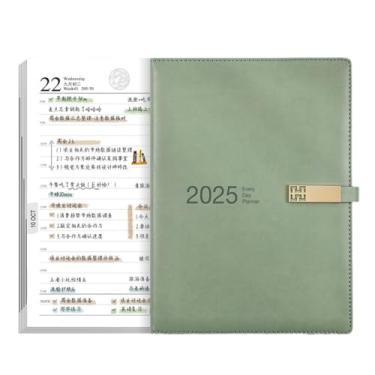 Imagem de Joucien Caderno de planejamento de agenda 2025 Business Office Daily Plan Book-Matcha Green-A5 Tamanho da capa: 14,5 x 21,5 cm
