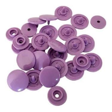 Imagem de Botão De Pressão Colorido Original Ritas 100 Unidades, Hortencia LIlas