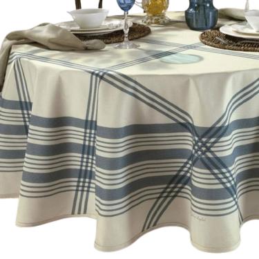 Imagem de Toalha de Mesa Redonda Döhler Clean 180 cm Limpa Fácil Luna