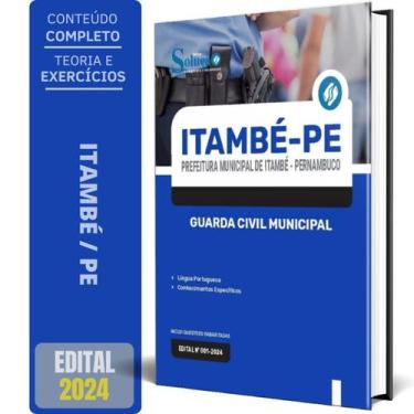 Imagem de Apostila Prefeitura Itambé Pe 2024 - Guarda Civil Municipal - Editora 