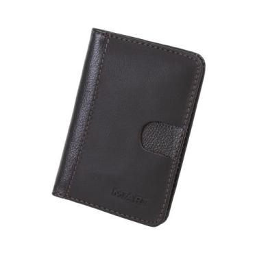 Imagem de Carteira Masculina Couro Legítimo Slim Cnh Cartão M.Art 214F, Cnh, Cou