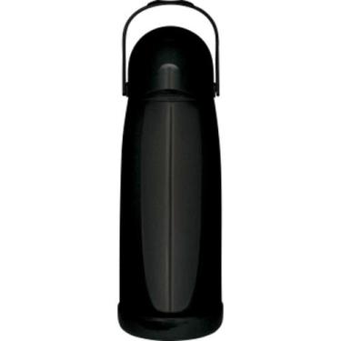 Imagem de Garrafa Térmica Nóbile Pressão Preta 1,9L Mor, Preto, 1.9 l