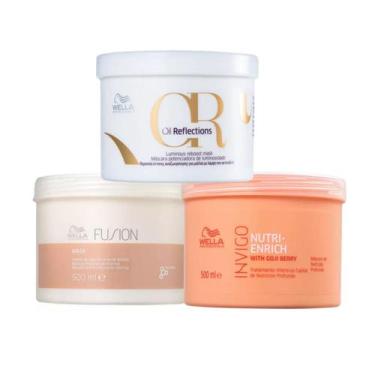 Imagem de Kit Fios Perfeitos Cronograma Capilar 500ml (3 Produtos) - Wella - Wel