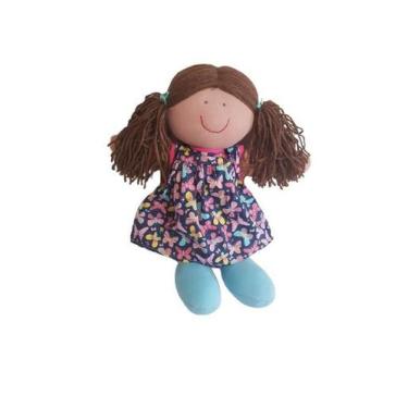 Imagem de Boneca de Pano Para Brincar Claudia Chocolate 2 - BJCambalhota