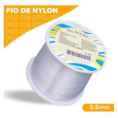 Imagem de Fio De Nylon 0.5mm - Rolo Com 100 Metros - Nybc
