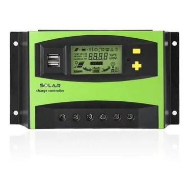 Imagem de Controlador De Carga Painel Solar 40a Regulador 12v 24v - Solar Charge