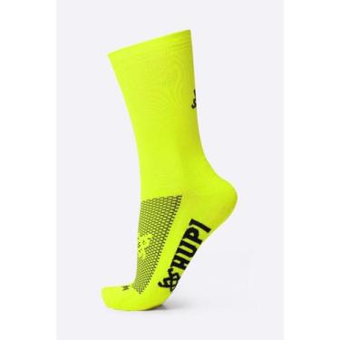 Imagem de Meia HUPI Lisa Amarelo Neon, UNICO