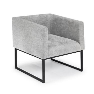 Imagem de Poltrona Thais Aço Carbono Preto - Drop mobiliário