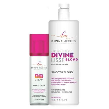 Imagem de Kit Divine Mèches Redutor de Volume Divine Lisse Blond + BB Cream