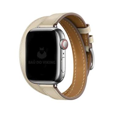 Imagem de Pulseira Double Tour Slim Compatível Com iWatch - Baú do Viking, Estel