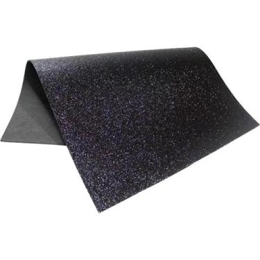 Imagem de EVA Glitter 40x60cm C/5FLS Preto Make+