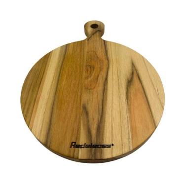 Imagem de Tábua Teca Pegada Central Redonda (25cm x 32cm 1,8cm) - Redelease
