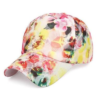 Imagem de Boné Feminino Laço Floral RANAWELLA - ElaShopp