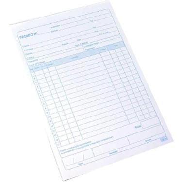 Imagem de Impresso Talao de Pedido 1/18 1 Via 50 Folhas PCT com 20 - GNA