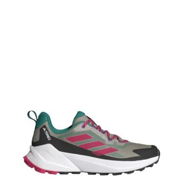 Imagem de adidas Tênis de caminhada masculino Terrex Trailmaker 2, Sésamo/magenta verdadeiro/núcleo preto, 43 BR