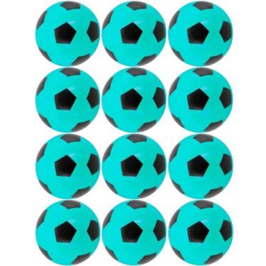 Imagem de 12x Bola De Vinil Pingo Dente De Leite Futebol Kit Atacado - Supri Lar