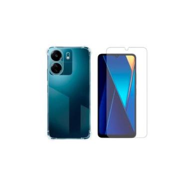Imagem de Capa Silicone + Pelicula Hidrogel Compatível Para Poco C65 - Db