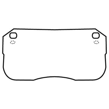 Imagem de Conjunto de pastilhas de disco de freio hidráulico Meritor MD624