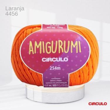 Imagem de Fio Amigurumi Circulo 254m Cor Laranja 4456 - Círculo