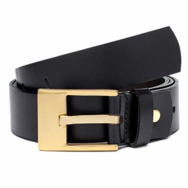 Imagem de Cinto Feminino La Couro Linha Charme 35511, G, Naturali preto