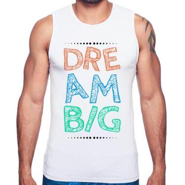 Imagem de Regata Dream Big - Foca na Moda, Branco, M