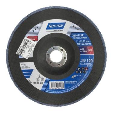 Imagem de Disco lixa flap r822 69957320333 7 x 80 - NORTON