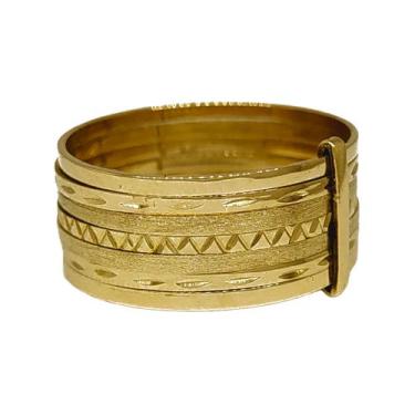 Imagem de Anel Em Ouro 18k 750 7 Elos Amarelo, 16