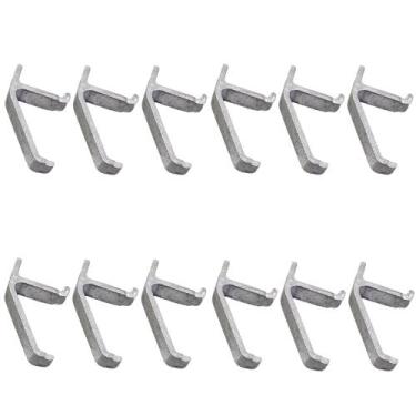 Imagem de Kit 12 pç Suporte da Prateleira Expositor Vertical METALFRIO - HUSSMAN