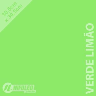 Imagem de Papel 180 gramas 30,5x30,5cm Verde Limão Candy Veneza Color Plus - 10 