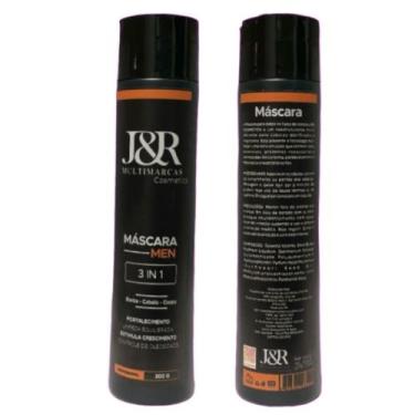 Imagem de Mascara condicionada masculina  J&R Cosmetics  300ml - J&R cosméticos 