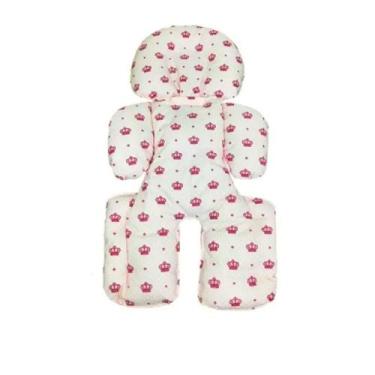Imagem de Almofada Para Bebe Conforto Suporte Carrinho Redutor Encosto - LumaBab