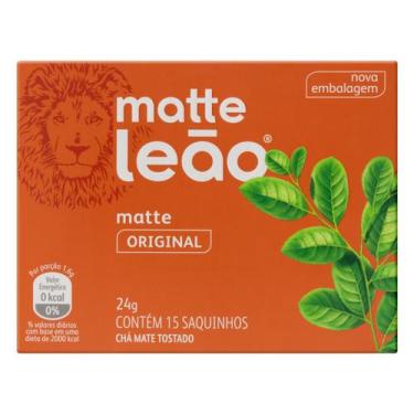 Imagem de Chá Matte Leão Mate Original Em Sachê 24 G 15 U - leão alimentos, Chá