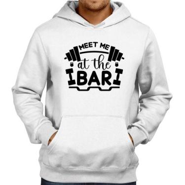 Imagem de Moletom Meet Me At The Bar - Foca na Moda, Branco, GG