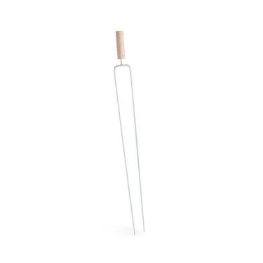 Imagem de Espeto Reforçado para Churrasco de Ferro Olibox, Duplo