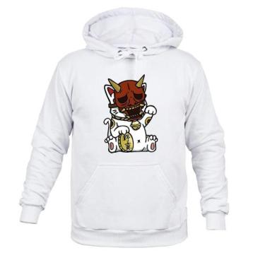 Imagem de Moletom Confortável Inverno Gato Mask - Surprass, Branco, M