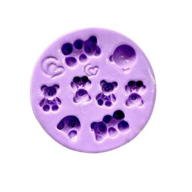 Imagem de F1654 molde de silicone mini ursos confeitaria biscuit - confeitaria d
