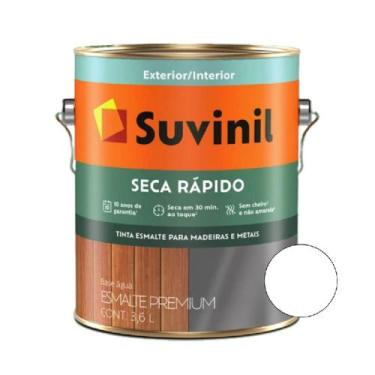 Imagem de Suvinil seca rapido esm bril agua branco 3,6l - 000075