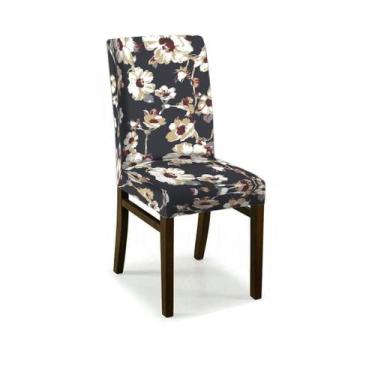 Imagem de 06 Capas Cadeira Jantar Malha Gel Com Elástico - Estampa 19 - Campari