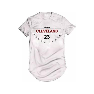 Imagem de Camiseta Longline King James Cleveland Cavalier Basquete