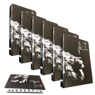 Imagem de KIT 6 Bíblia Sagrada FÉ Com Capa Dura e Harpa - Fonte da vida