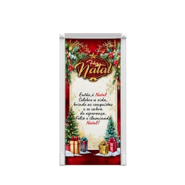 Imagem de Capa Porta Para Decoração de Natal Festa Tecido 0,87x2,23 Md4 - Fantas