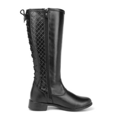 Imagem de Bota Feminina Rodeio Montaria Vaquejada Cano Longo - Tornile, Preto, 3