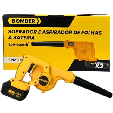 Imagem de Soprador De Folhas 21v Portátil Recarregável Com 2 Baterias 110v/220v 