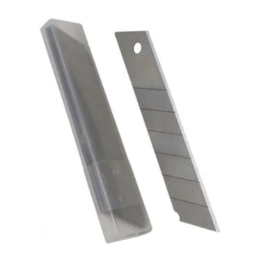 Imagem de Laminas Estilete Profissional 25mm Refil C/10 Em Aço Inox - Bestfer