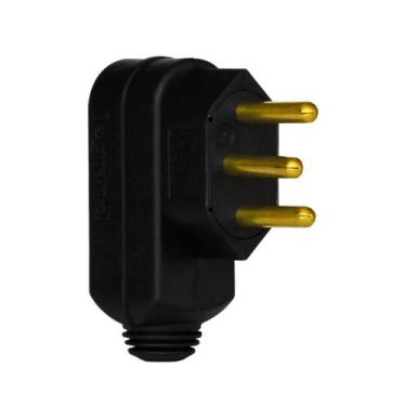 Imagem de Plug Macho Pial Legrand 10A com Terra e Saída Lateral