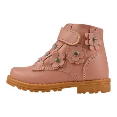 Imagem de Cortuno Bota Infantil Menina Feminina Maravilhosa Flores - GPM  Shoes 