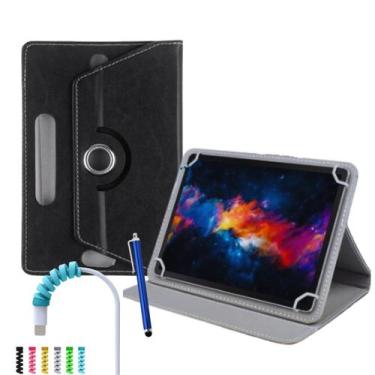 Imagem de Capa Giratória Para Tablet Positivo T2040 T2080 10 Polegadas + Caneta 