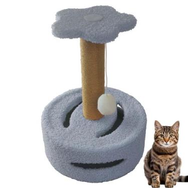 Imagem de Arranhador para Gatos Bola Brincadeira Arranhar Brincar Pet Shop Sisal