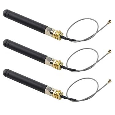 Imagem de Wishiot 3 peças de antena LoRa 868 MHz 2dBi U.FL IPEX para conector SMA para placa Lora ESP32 Lora32u4 II WiFi Lora32 10 cm